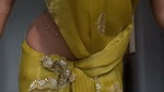 KAALI BRA LESS BEAUTY SLUTTY LOOKS IN SAREE 1