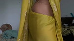 KAALI BRA LESS BEAUTY SLUTTY LOOKS IN SAREE 1