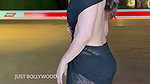 KANGNA SHARMA IRRESISTIBLE MILKY AMPLE CLEAVAGE IN BLACK SEDUCTION 2