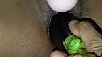Huge eggplant with sister-in-law’s