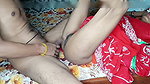 My Friend’s Wife Came Over; She Was Wearing a Red Saree and a Red Panty-and-bra Set. I Lubed Her up and Pounded Her Hard