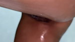My stepbrother saw me taking a bath naked in the bathroom, seeing my sexy tight pussy