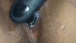 Shalini ne chut se pani nikala black dildo se