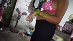 Stepsister Sucking Stepbrother ‘s Cock and Making Water on Her Boobs in Hindi Audio