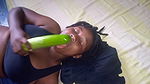 Fucking My Mouth with a Cucumber