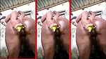Hot cucumber fuck in bathspace
