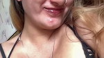busty desi lady in black bra