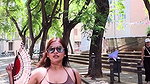 hot desi lady in sexy marron costume