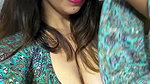 latin lady showing sexy cleavage