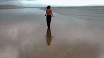 sexy desi girl fleshy navel in beachwear