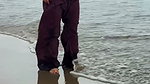 sexy desi girl fleshy navel in beachwear