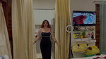 vandana Huge tits a cleavage in black and pink dress