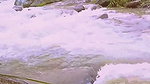 Boyfriend and girlfriend romantic chodai in lake of waterfall