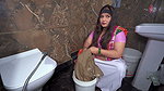 Step Chachi Pissing During Pussy Lick After She Caught Condon in My Pocket…rough Sex in Toilet