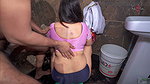 Step Chachi Pissing During Pussy Lick After She Caught Condon in My Pocket…rough Sex in Toilet