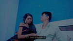 Beautiful woman giving blowjob to her husbands elder brother 1