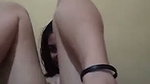 High heels and Necktie solo Naked Tease 1