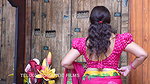 Jayashree Bhabhi hot scene – Saree wear, Back show, Navel slip, Slight cleavage 1
