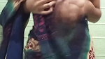 Newly married Wife SLUTYY SAREE STRIP RIPE BOOBS TEASE 1
