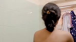 SEXY SLIM DESI COLLEGE GIRL STRIPPING DRESS NUDE BATHING 1