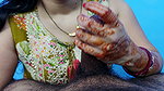 bhabhi did a boob job of brother and made his penis ejaculate with hindi voice 4k 1
