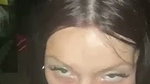 Baddie with hoop earrings deepthroating a black dick