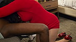 Pantyhose Slut for Black Cock Worship