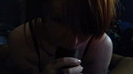 Redhead amateur MILF sucks BBC slow