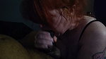 Redhead amateur MILF sucks BBC slow