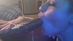 Watch it get hard inside her mouth