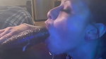 Watch it get hard inside her mouth
