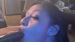 Watch it get hard inside her mouth