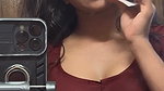 Awesome beautiful girl boobs cleavage expose in blouse 1