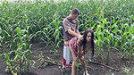 Fucked Slutty Step Sister in Dress on Cornfield and Cummed on Her Ass  Faphouse