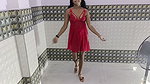 Elegant 5 Minute Catwalk in a Short Dress