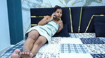 Indian Girl Call Her Boyfriend at Home After Bath Full Video