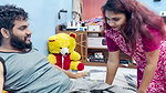 Step Sister Doing Penis Massage with Aloevera Gel