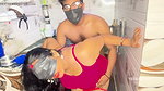 Blindfolded Hot Indian Wife Kitchen Sex with Husband Hardcore Blindfold Fucking Hindi Video