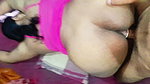 I banged the bhabhi wearing the Indian pink bra hard-first doggy-style, then in the spooning position and made her cum all over