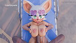 Rouge 3d Animation Compilation