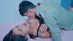 Sexy slim hot girlfriend enjoyed early morning sex with her boyfriend