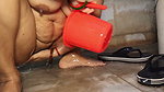 The lonely Bhabhi at home called the cylinder guy and got fucked hard