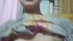Horny Bhabi Pressing Boobs  1