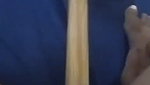 Horny GF Giving a Blowjob & Fucking her Pussy with a Stick and a Brush  10