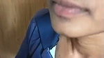 Horny GF Giving a Blowjob & Fucking her Pussy with a Stick and a Brush  11