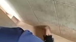 Horny GF Giving a Blowjob & Fucking her Pussy with a Stick and a Brush  14