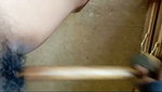 Horny GF Giving a Blowjob & Fucking her Pussy with a Stick and a Brush  4