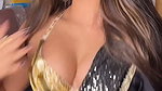 KHUSHI YADAV ENCHANTING HOTTIE FAPWORTHY IN BRA BLOUSE AND SAREE YUMMM  2