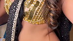 KHUSHI YADAV ENCHANTING HOTTIE FAPWORTHY IN BRA BLOUSE AND SAREE YUMMM  3