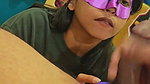 Sexy Girlfriend Giving a blowjob Riding & Taking a cumshot in Mouth  4
